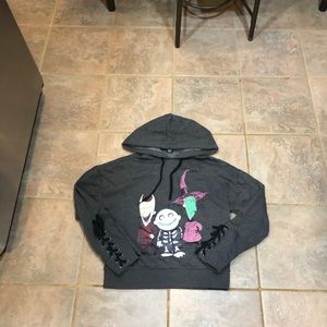 RARE Pre Loved Oogies Boys Cropped Hoodie